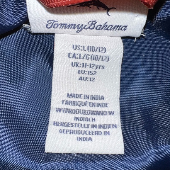 Kids Tommy Bahama Fleece Jacket | Size Large (10/12) - Picture 5 of 6
